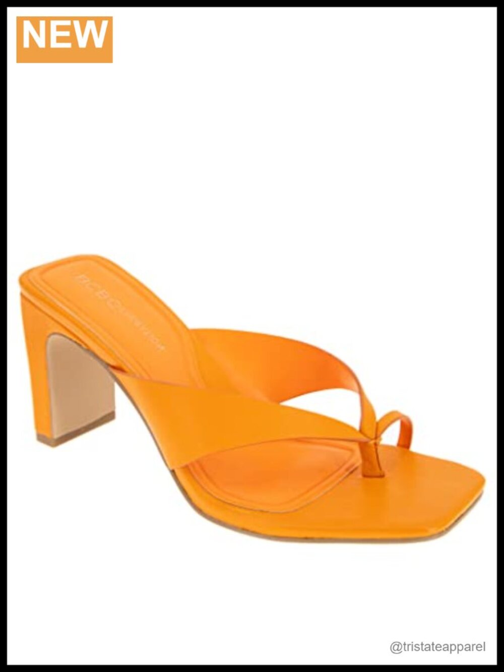 Leather Heeled Sandals with Padded Footbed & Ankle Strap for Brunch Date Night